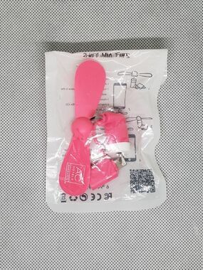 Portable Phone USB - C Cooler Micro 2 In One Mini Fan Pink Adaptable Adjustable.